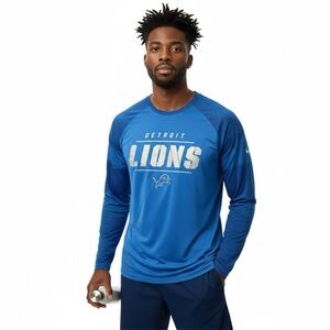 Detroit Lions Majestic Blue Shirt 
Excellent Condition, 2XL, Ships next day